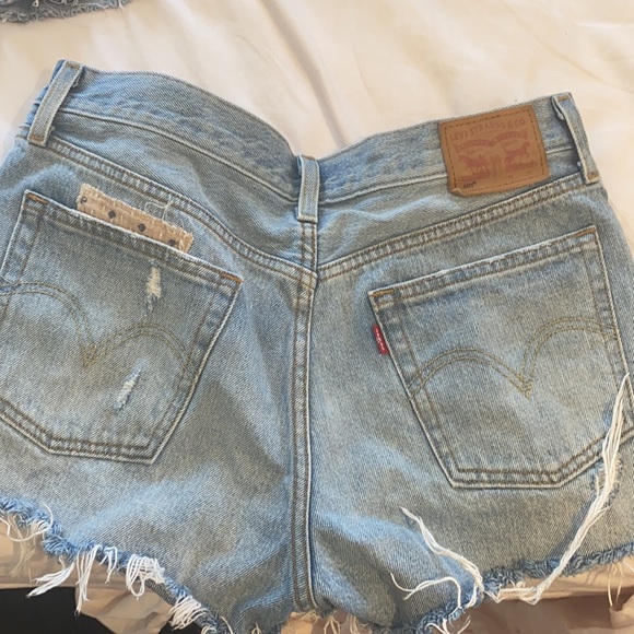 Vintage Levi patchwork shorts! - Picture 2 of 4